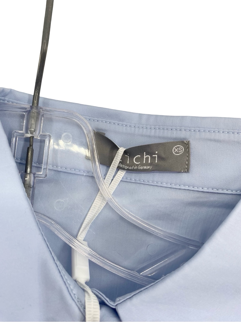 Lichi Germany Light Blue Relaxed Fit Button Down Dress Shirt New Oversized — image 5 of 8